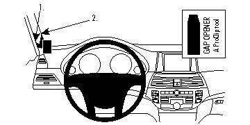 Honda Accord Coupé 08-12/Crosstour 10-12, Vänster i gruppen Bilstereo / Hvad passer i min bil / Honda / Accord / Accord 2009-2015 hos BRL (240804151)