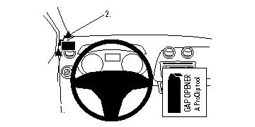 Brodit ProClip, Seat Ibiza 09-17 i gruppen Bilstereo / Hvad passer i min bil / Seat / Ibiza / Ibiza 2015-2021 hos BRL (240804272)