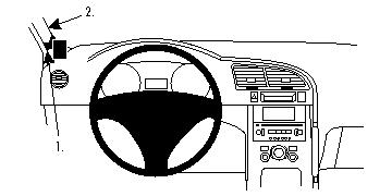 Brodit ProClip, Peugeot 3008 09-16 i gruppen Bilstereo / Hvad passer i min bil / Peugeot / Peugeot 3008 / Peugeot 3008 2008-2016 hos BRL (240804346)