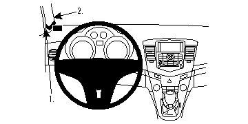 Chevrolet Cruze 09-14, Vänster i gruppen Bilstereo / Hvad passer i min bil / Chevrolet hos BRL (240804351)