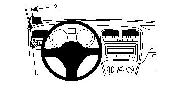 Brodit ProClip, Volkswagen Polo 10-14 i gruppen Bilstereo / Hvad passer i min bil / Volkswagen / Polo / Polo 2010-2017 hos BRL (240804384)
