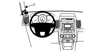 Kia Sorento 10-12, Vänster i gruppen Bilstereo / Hvad passer i min bil / Kia / Sorento / Sorento 2010-2014 hos BRL (240804448)