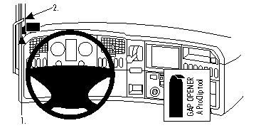 Brodit ProClip, Scania G-serie 10-18 i gruppen Bilstereo / Hvad passer i min bil / Scania / R-serie / R-serie 2004-2016 hos BRL (240804481)