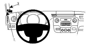 ProClip Monteringsbygel Renault Master 11-15, Centrerad i gruppen Bilstereo / Hvad passer i min bil / Renault / Master hos BRL Electronics (240804530)