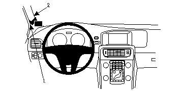 Volvo S60 11-15, Vänster, Hög i gruppen Bilstereo / Hvad passer i min bil / Volvo / Volvo V60 / Volvo V60 2011-2018 / Øvrigt V60 2011-2018 hos BRL (240804598)