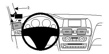 BMW X3 11-14, Vänster i gruppen Bilstereo / Hvad passer i min bil / BMW / BMW X3 / BMW F25 2010-2017 hos BRL (240804609)