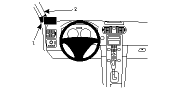 Brodit ProClip, Volvo C30 07-15 i gruppen Bilstereo / Hvad passer i min bil / Volvo / Volvo C30 / Volvo C30 2006-2013 hos BRL (240804682)