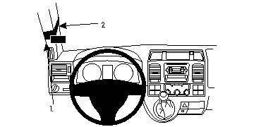 Volkswagen Caravelle 10-15, Vänster, Hög i gruppen Bilstereo / Hvad passer i min bil / Volkswagen / Transporter / Transporter T5.1 2010-2015 / Øvrigt Transporter T5.1 2010-2015 hos BRL (240804736)