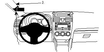 ProClip Monteringsbygel Subaru Impreza/XV 12-15, Vänster i gruppen Bilstereo / Hvad passer i min bil / Subaru / Impreza hos BRL Electronics (240804748)