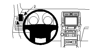Brodit ProClip, Toyota LandCruiser 150 10-23 i gruppen Bilstereo / Hvad passer i min bil / Toyota / Landcruiser / Landcruiser 2008- hos BRL (240804803)