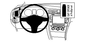 Volkswagen Golf VII 13-15, Konsol i gruppen Bilstereo / Hvad passer i min bil / Volkswagen / Golf / Golf Mk7 2013-2019 / Øvrigt Golf Mk7 2013-2019 hos BRL (240804855)