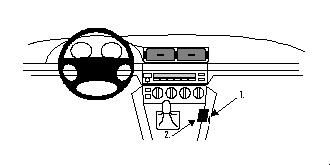 BMW 520-540/M5 E39 96-03, Konsol, Vinklad i gruppen Bilstereo / Hvad passer i min bil / BMW / BMW 5-serie / BMW E39 1995-2003 / Øvrigt E39 1995-2003 hos BRL (240832281)