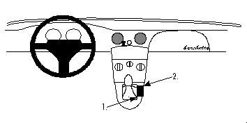 Fiat Barchetta 95-07, Konsol i gruppen Bilstereo / Hvad passer i min bil / Fiat / Barchetta hos BRL (240832330)