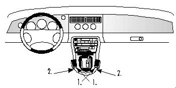 Brodit ProClip, Jaguar XK8 / XKR/XK-Series 97-06 i gruppen Bilstereo / Hvad passer i min bil / Jaguar hos BRL (240832431)