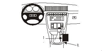 Audi A4 95-01, Konsol i gruppen Bilstereo / Hvad passer i min bil / Audi / Audi A4 / Audi A4 2000-2004 / Diverse hos BRL (240832629)