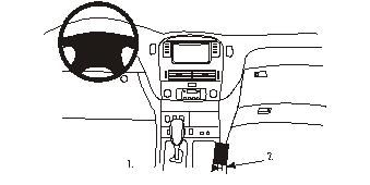 ProClip Monteringsbygel Lexus LS Serie 01-06, Konsol i gruppen Bilstereo / Hvad passer i min bil / Lexus hos BRL Electronics (240832889)