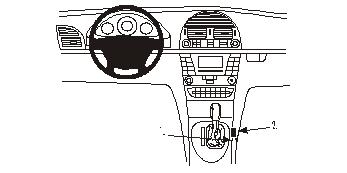 Brodit ProClip, Mercedes Benz E-Klasse, Sedan 02-09 i gruppen Bilstereo / Hvad passer i min bil / Mercedes / E-klasse / E-klasse 2002-2009 W211 hos BRL (240833042)