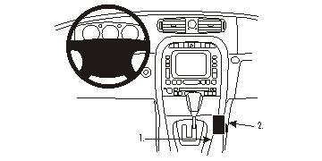 Brodit ProClip, Jaguar XJ 03-09 i gruppen Bilstereo / Hvad passer i min bil / Jaguar hos BRL (240833385)