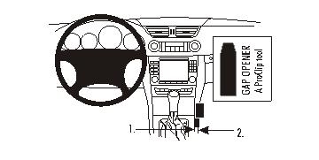 Brodit ProClip, Mercedes Benz CLS-Class 05-10 i gruppen Bilstereo / Hvad passer i min bil / Mercedes / CLS hos BRL (240833625)
