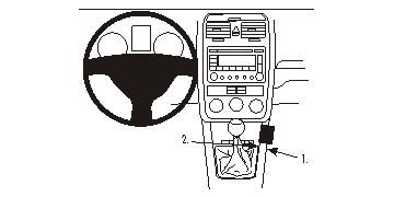 ProClip Monteringsbygel Volkswagen Jetta 06-10, Konsol i gruppen Bilstereo / Hvad passer i min bil / Volkswagen / Jetta / Jetta 2005-2010 hos BRL Electronics (240833690)