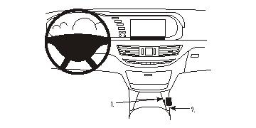 Brodit ProClip, Mercedes Benz S-Klasse 06-09 i gruppen Nyheder hos BRL (240833854)