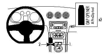 Audi TT 07-14, Konsol, Vänster i gruppen Bilstereo / Hvad passer i min bil / Audi / Audi TT / Audi TT 2006-2014 hos BRL (240833976)
