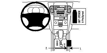 ProClip Monteringsbygel Kia Sorento 08-09, Konsol i gruppen Bilstereo / Hvad passer i min bil / Kia / Sorento / Sorento 2007-2009 hos BRL Electronics (240834076)