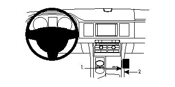 Brodit ProClip, Jaguar XF 09-15 i gruppen Bilstereo / Hvad passer i min bil / Jaguar hos BRL (240834201)