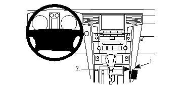 Lexus LX Serie 08-15, Konsol i gruppen Bilstereo / Hvad passer i min bil / Lexus / Lexus LX hos BRL (240834325)