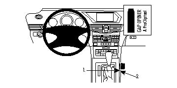 Brodit ProClip, Mercedes Benz E-Class, Sedan/Stationwagon 09-16 i gruppen Bilstereo / Hvad passer i min bil / Mercedes / E-klasse / E-klasse 2010-2016 W212 hos BRL (240834334)