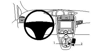 Brodit ProClip, Toyota Verso 09-19 i gruppen Bilstereo / Hvad passer i min bil / Toyota / Verso / Verso 2009-2018 hos BRL (240834339)