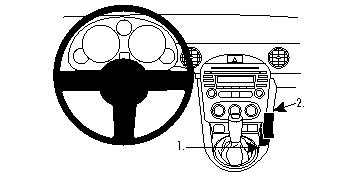 Brodit ProClip, Mazda Miata/MX-5 09-15 i gruppen Bilstereo / Hvad passer i min bil / Mazda / Mazda Miata / Mazda Miata 2009-2010 hos BRL (240834416)