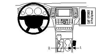 Brodit ProClip, Jeep Grand Cherokee 11-20 i gruppen Bilstereo / Hvad passer i min bil / Jeep / Jeep Grand Cherokee hos BRL (240834550)