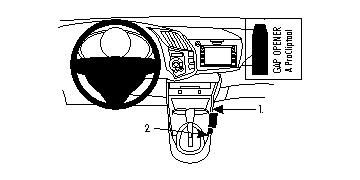 ProClip Monteringsbygel Honda CR-Z 11-15, Konsol i gruppen Bilstereo / Hvad passer i min bil / Honda hos BRL Electronics (240834553)