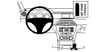 Mercedes Benz C-Klass 11-14, Konsol i gruppen Bilstereo / Hvad passer i min bil / Mercedes / C-klasse / C-klasse 2008-2014 W204 hos BRL (240834616)