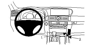 ProClip Monteringsbygel Lexus LS Serie 13-15, Konsol i gruppen Bilstereo / Hvad passer i min bil / Lexus hos BRL (240834848)