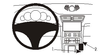 Brodit ProClip, Porsche 911 (Type 991)/Boxster (Type 981)/Cayman (Type 981) 12-21 i gruppen Bilstereo / Hvad passer i min bil / Porsche / 911 / 911 2018-2023 (992) hos BRL (240834878)