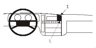 Brodit ProClip, Opel Omega 87-93 i gruppen Bilstereo / Hvad passer i min bil / Opel / Omega / Omega 1994-2003 hos BRL (240851547)