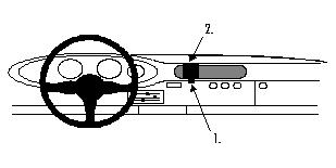 Brodit ProClip, Porsche 911 77-98 i gruppen Bilstereo / Hvad passer i min bil / Porsche / 911 / 911 1994-1998 (993) hos BRL (240851581)
