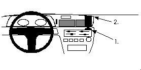 ProClip Monteringsbygel Toyota Carina 88-91, Centrerad i gruppen Bilstereo / Hvad passer i min bil / Toyota / Carina / Carina 1988-1992 hos BRL Electronics (240851826)