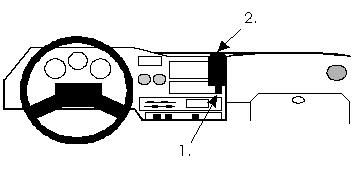 ProClip Monteringsbygel Toyota Landcruiser 87-90, Centrerad i gruppen Bilstereo / Hvad passer i min bil / Toyota / Landcruiser / Landcruiser 1990-1997 hos BRL Electronics (240851834)