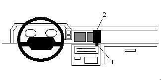 ProClip Monteringsbygel Nissan Terrano 87-93, Centrerad i gruppen Bilstereo / Hvad passer i min bil / Nissan / Terrano hos BRL Electronics (240851836)