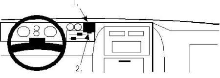 ProClip Monteringsbygel Chevrolet Van 78-95, Centrerad i gruppen Bilstereo / Hvad passer i min bil / Chevrolet hos BRL (240851838)