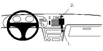 ProClip Monteringsbygel Toyota Celica 90-93, Centrerad i gruppen Bilstereo / Hvad passer i min bil / Toyota / Celica / Celica 1990-1994 hos BRL Electronics (240851875)