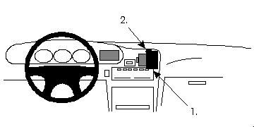 ProClip Monteringsbygel Nissan Maxima 11-15, Centrerad i gruppen Bilstereo / Hvad passer i min bil / Nissan / Maxima hos BRL Electronics (240851882)