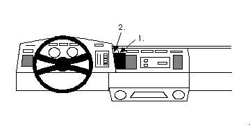 ProClip Monteringsbygel Chevrolet Astro 90-95, Centrerad i gruppen Bilstereo / Hvad passer i min bil / Chevrolet hos BRL (240851894)