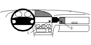 BMW 316-328 91-98, Vinklad (ej för dubbla airbag) i gruppen Bilstereo / Hvad passer i min bil / BMW / BMW 3-serie / BMW E36 1992-2002 / Øvrigt BMW E36 1992-2002 hos BRL (240851914)