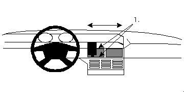 ProClip Monteringsbygel Fiat Tempra 91-96/Tipo 89-91 (Digital), Centrerad i gruppen Bilstereo / Hvad passer i min bil / Fiat / Tempra hos BRL Electronics (240851930)