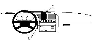 ProClip Monteringsbygel Fiat Croma 91-96, Centrerad i gruppen Bilstereo / Hvad passer i min bil / Fiat / Croma hos BRL Electronics (240851931)