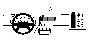 Brodit ProClip, Mercedes Benz S-Klasse 91-99 i gruppen Nyheder hos BRL (240851946)